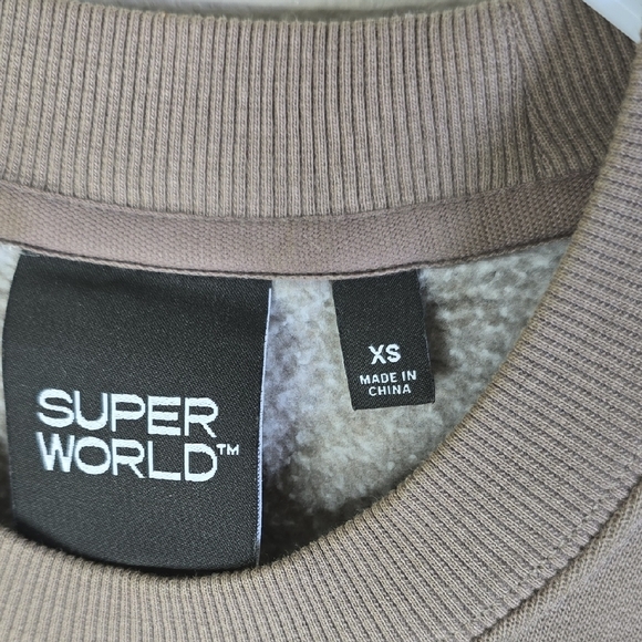 Aritzia Super World Brown Pullover Sweater Size Xs - Picture 2 of 9